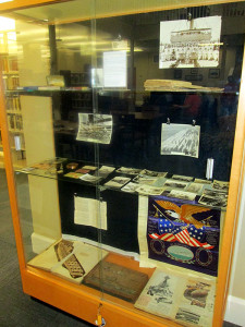 View of the whole display case.