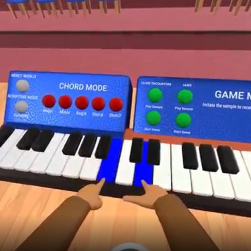 Piano Synthesizer has a chord mode, sustain mallet, metronome, and two minigames.